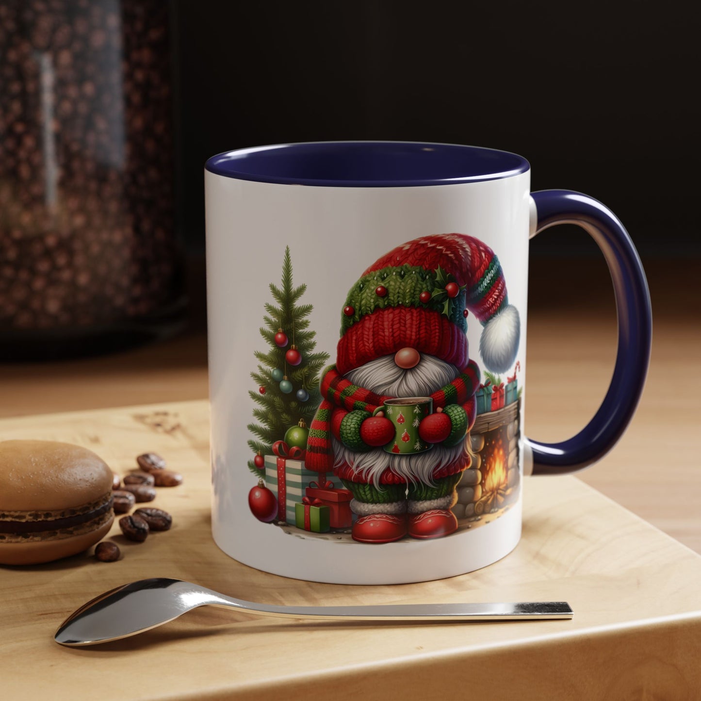 Christmas Mug - Gnome Fireplace