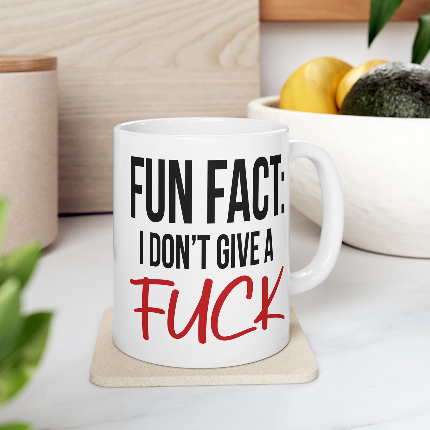 Adult Mug - Fun Fact I Don't Give a Fuck