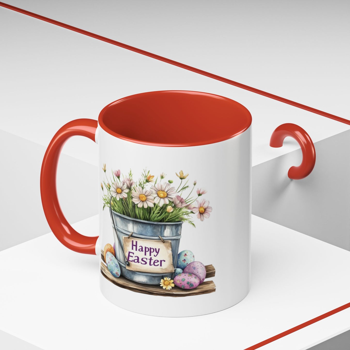 Easter Mug - Flower Bucket
