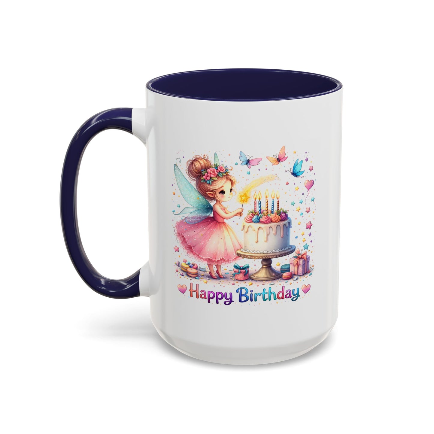 Birthday Mug - Fairy Butterflies