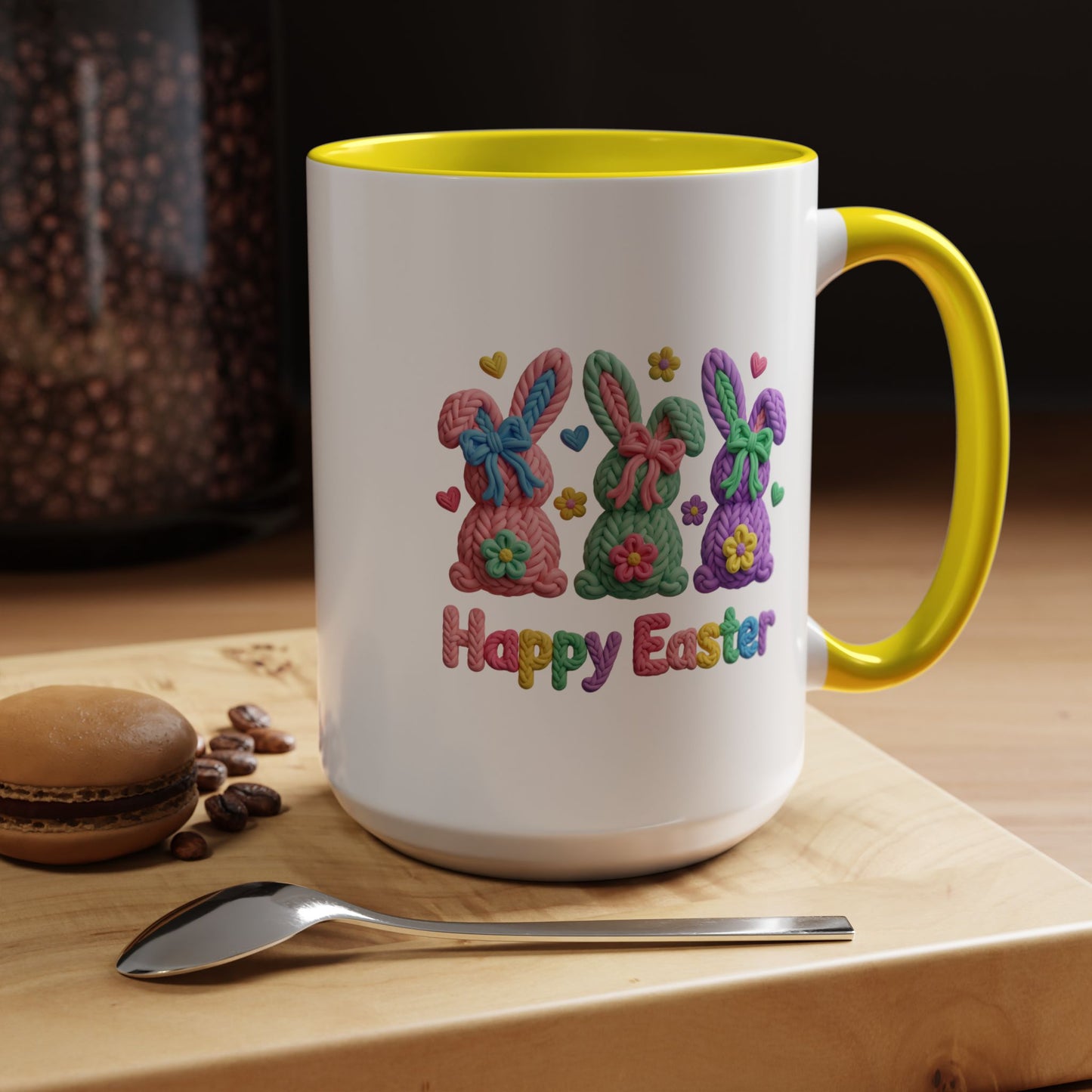 Easter Mug - Crochet Bunnies