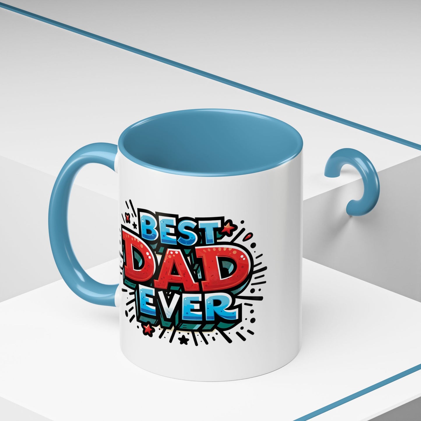 Father's Day Mug - Best Dad Ever Grafitti