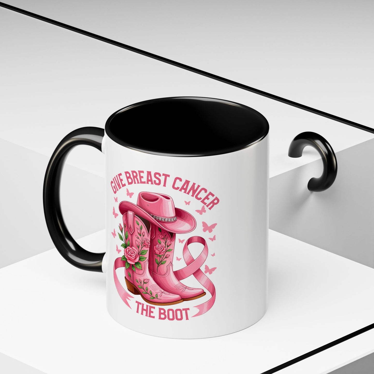 Support Mug - Give Cancer The Boot