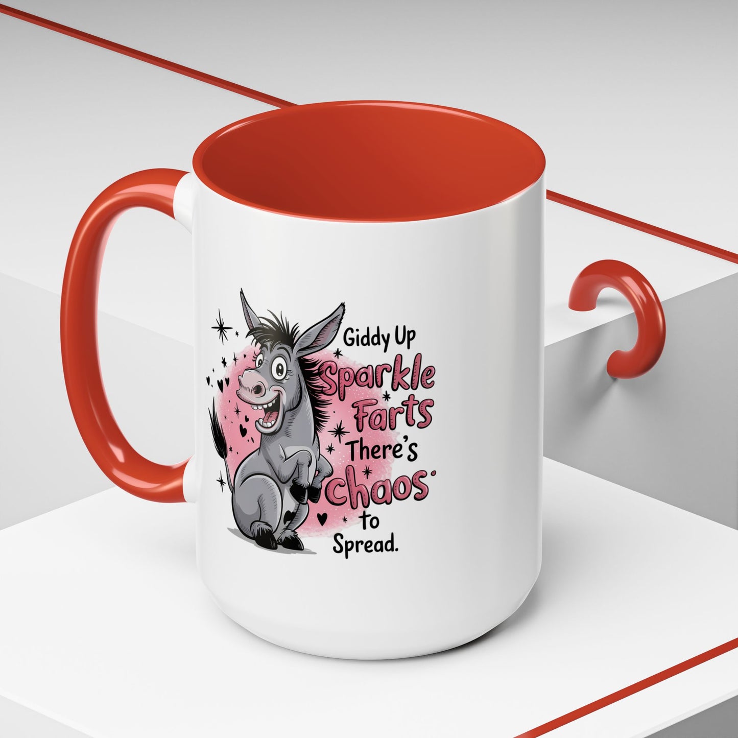 Humor Mug - Giddy Up Sparkle Farts