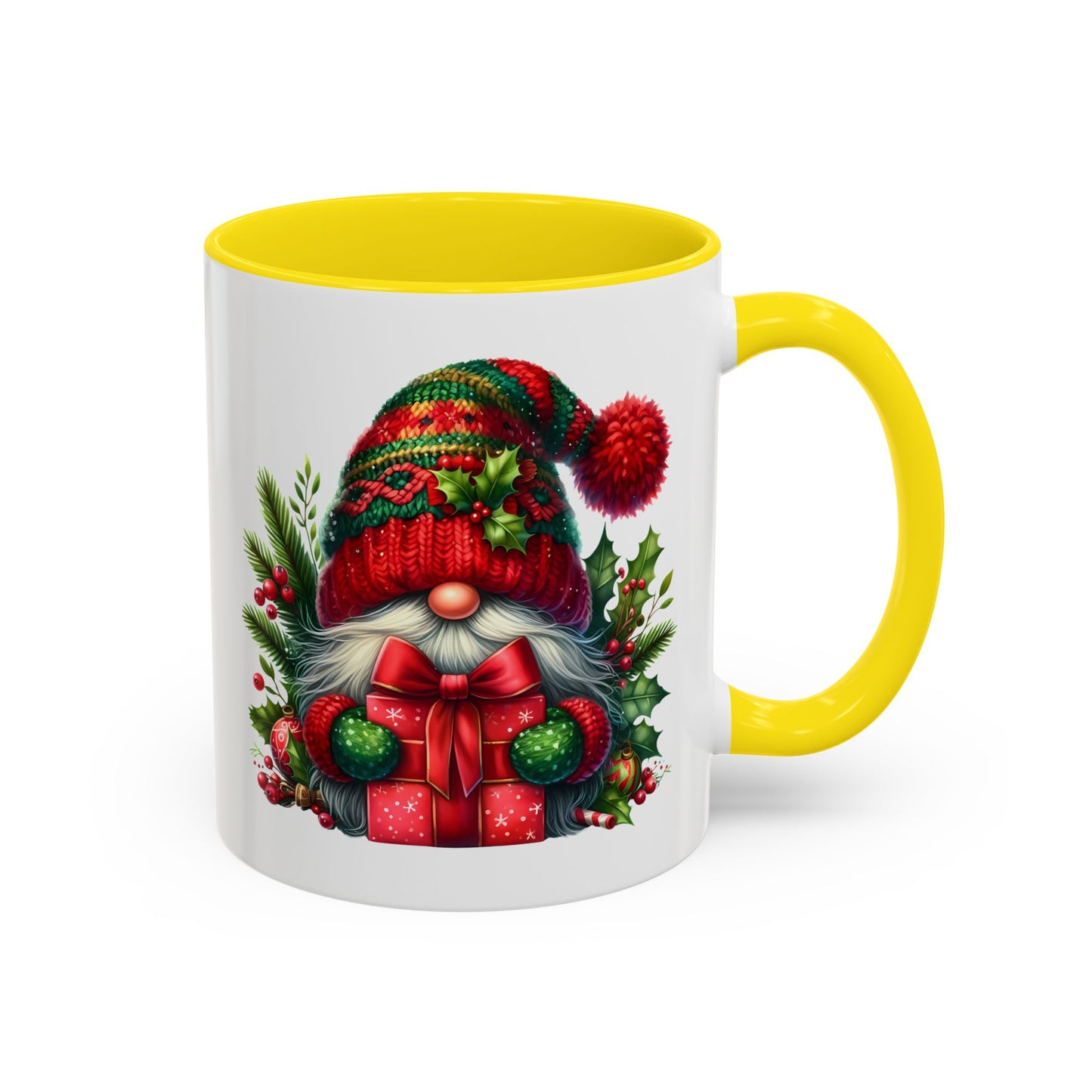 Christmas Mug - Gnome with Wrapped Present
