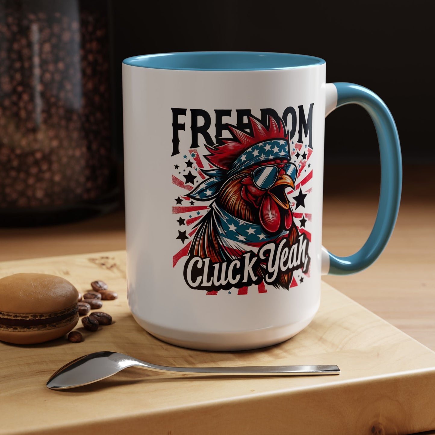 4th of July Mug - Freedom Cluck Yeah!