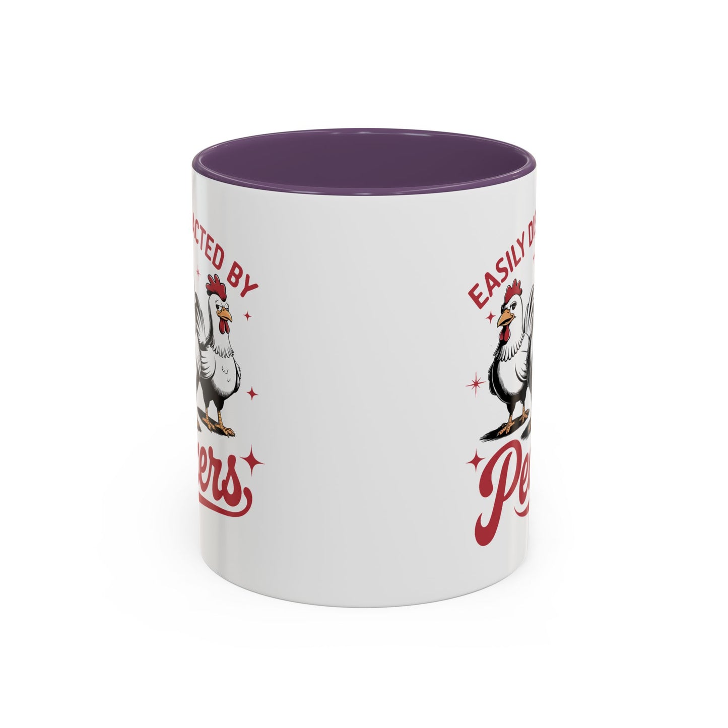 Humor Mug - Easily Distracted By Peckers