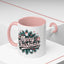 Christmas Mug - Merry Christmas White & Red Embossed Text