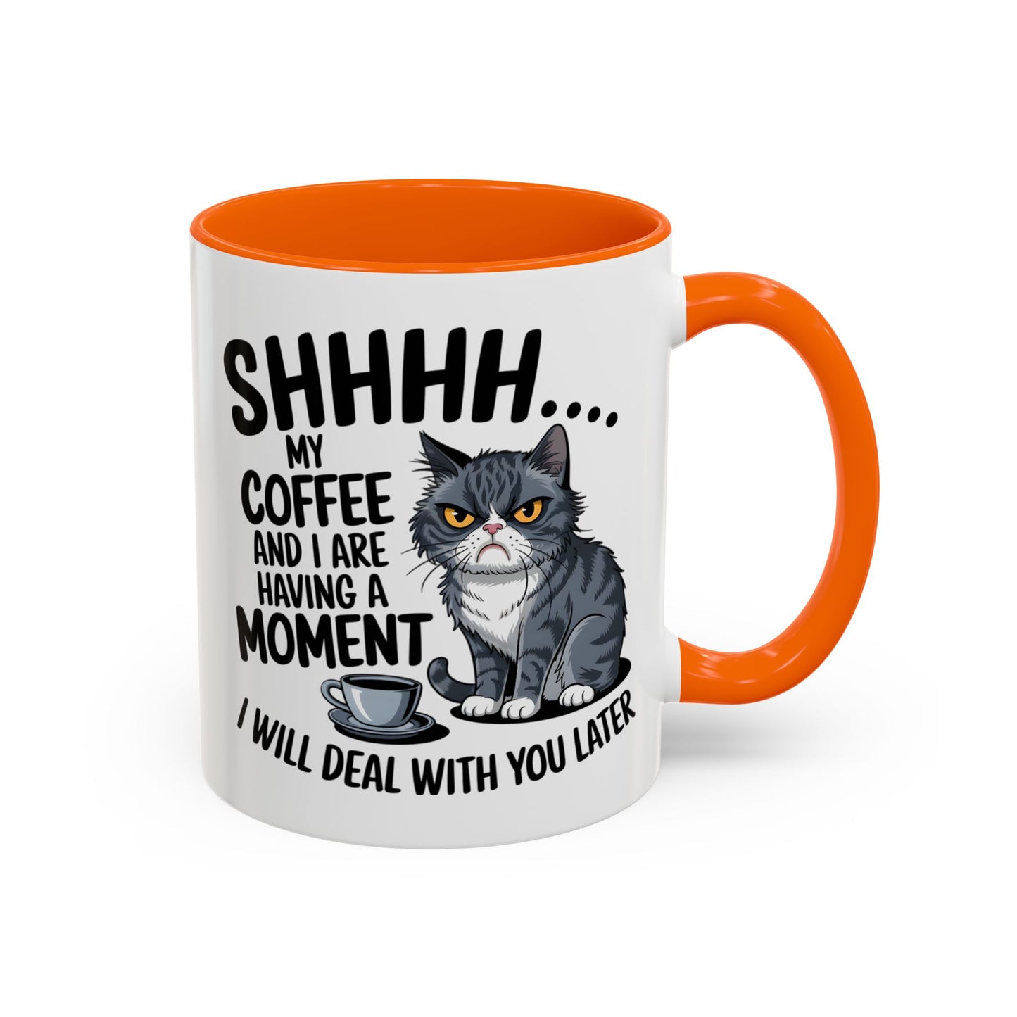 Animal Mug - Shhhh My Coffee and I
