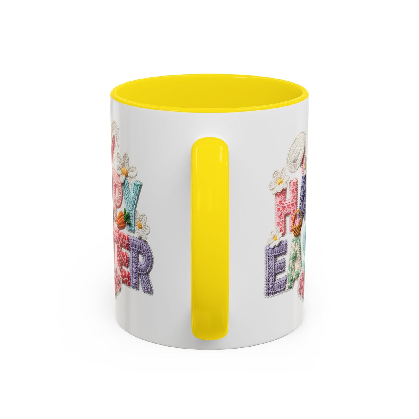 Easter Mug - Happy Easter Latch Yarn
