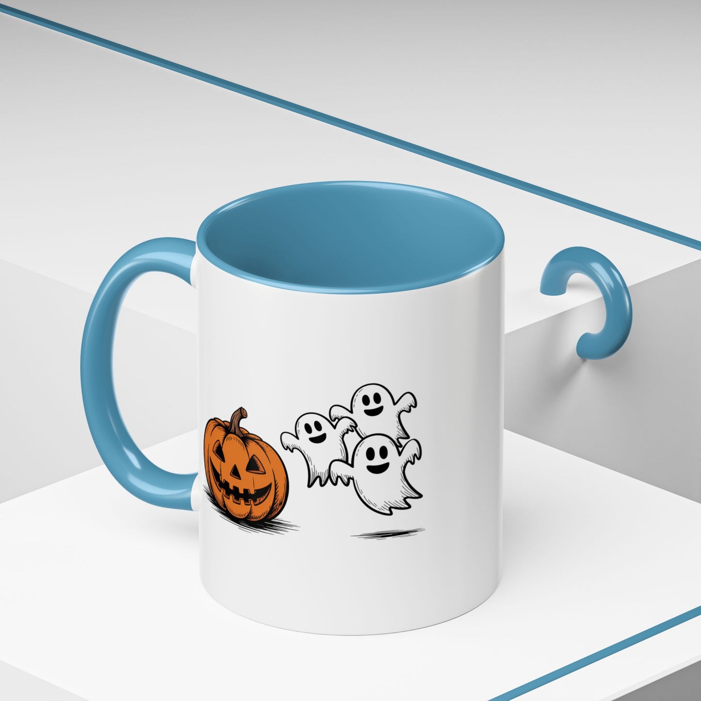 Halloween Mug - Pumpkin & Ghosts