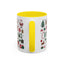 Christmas Mug - Merry Christmas Red White & Green Text Collage
