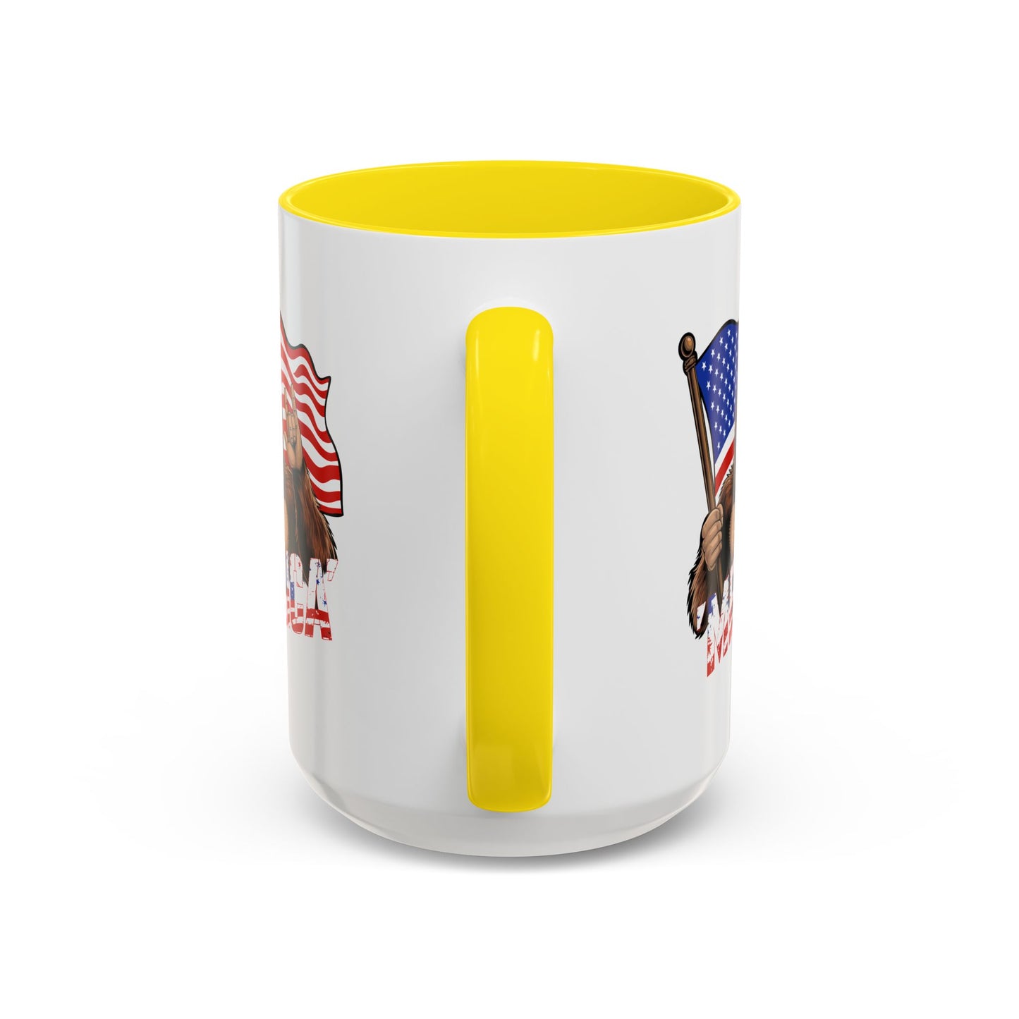 4th of July Mug - Bigfoot USA Flag