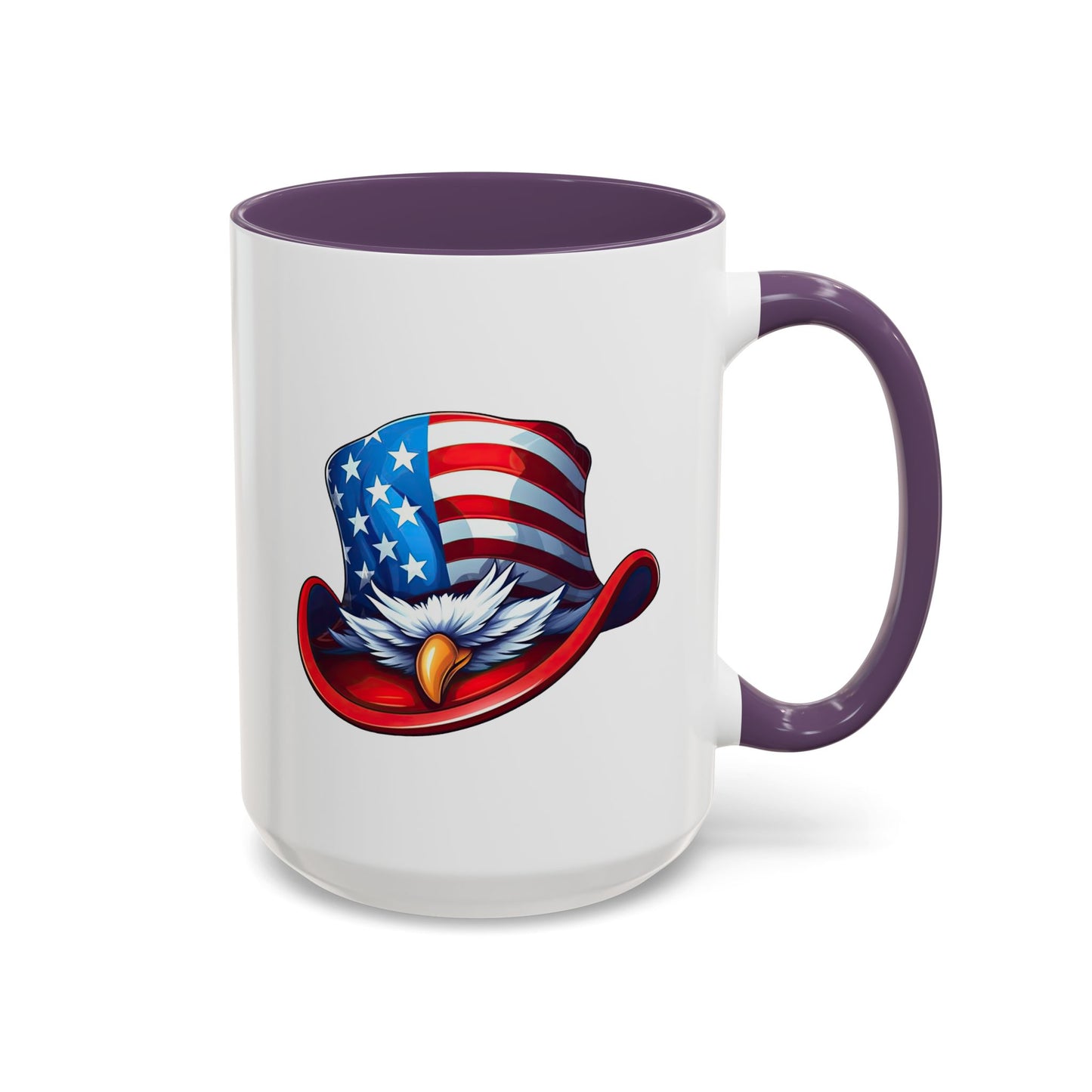 4th of July Mug - Bald Eagle American Hat
