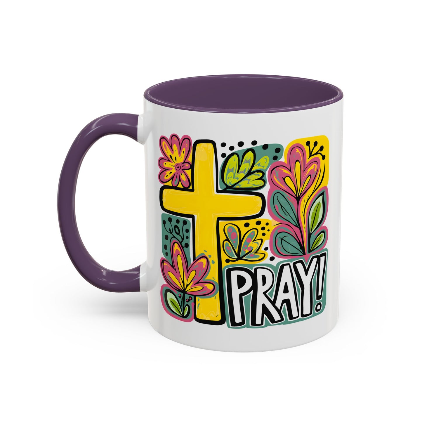 Religious Mug - Pray Cross