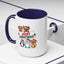 Christmas - Merry Christmas Red & Green Text Reindeer Penguin Bear Fox