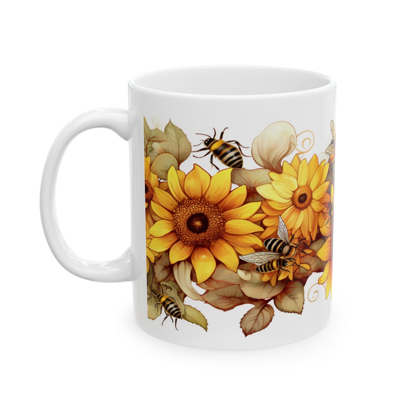 Artistic Mug - Flower Bees