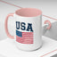 4th of July Mug - USA & Flag