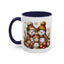 Christmas Mug - Gold Snowman Family