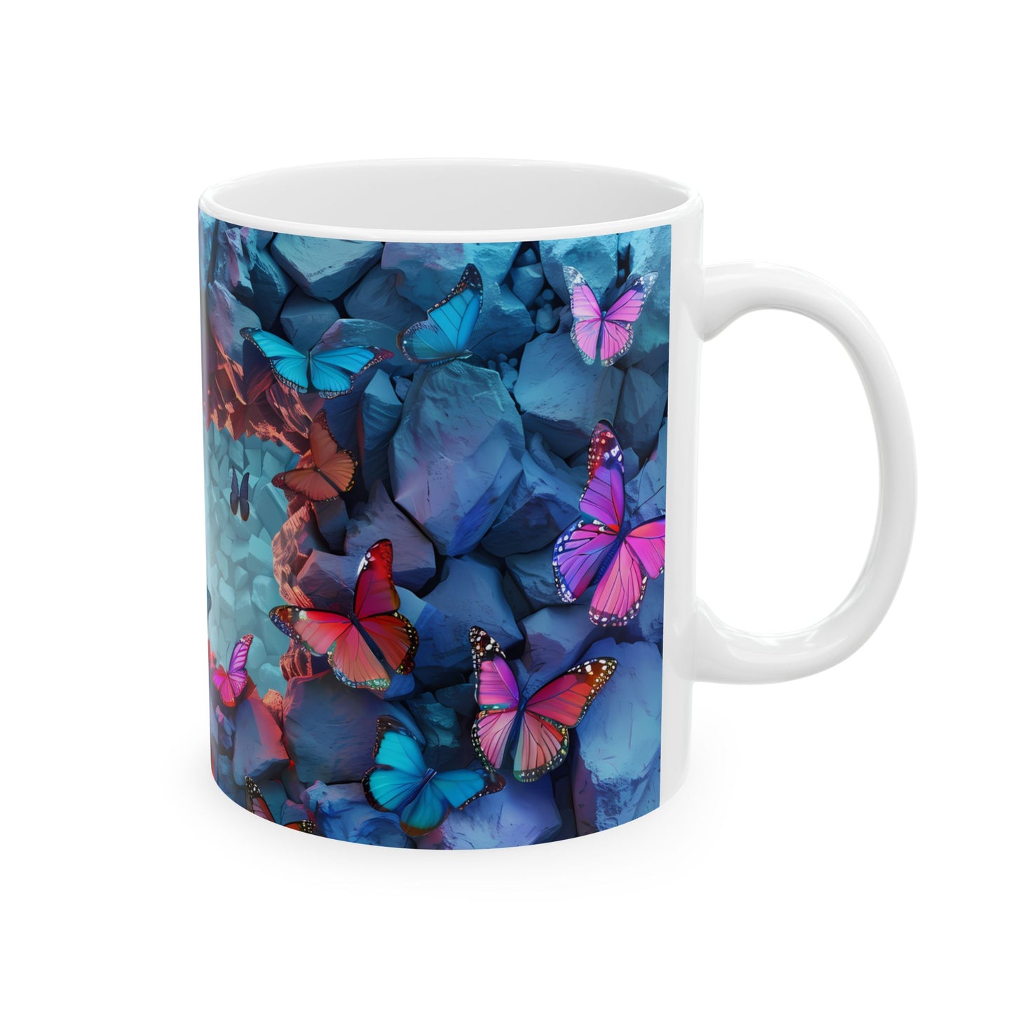 Artistic Mug - Colorful Butterflies