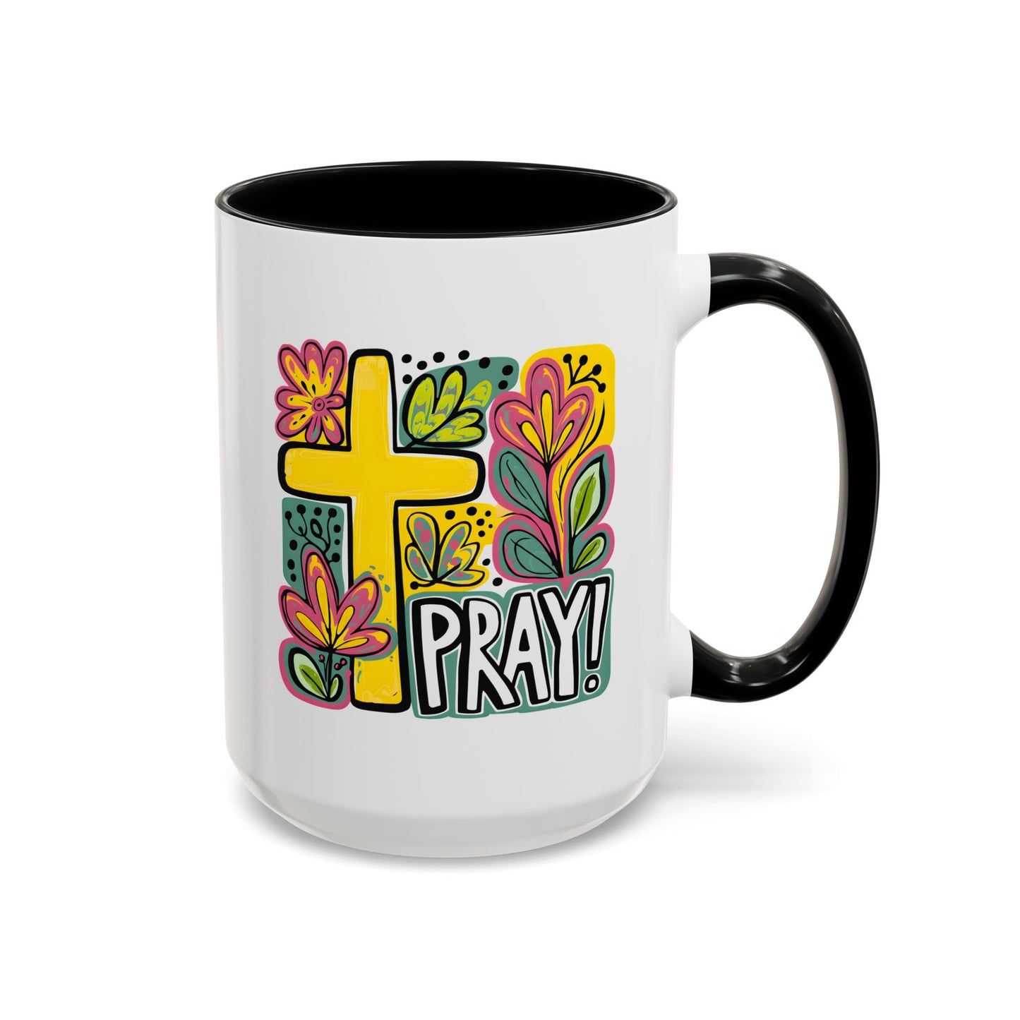 Religious Mug - Pray Cross