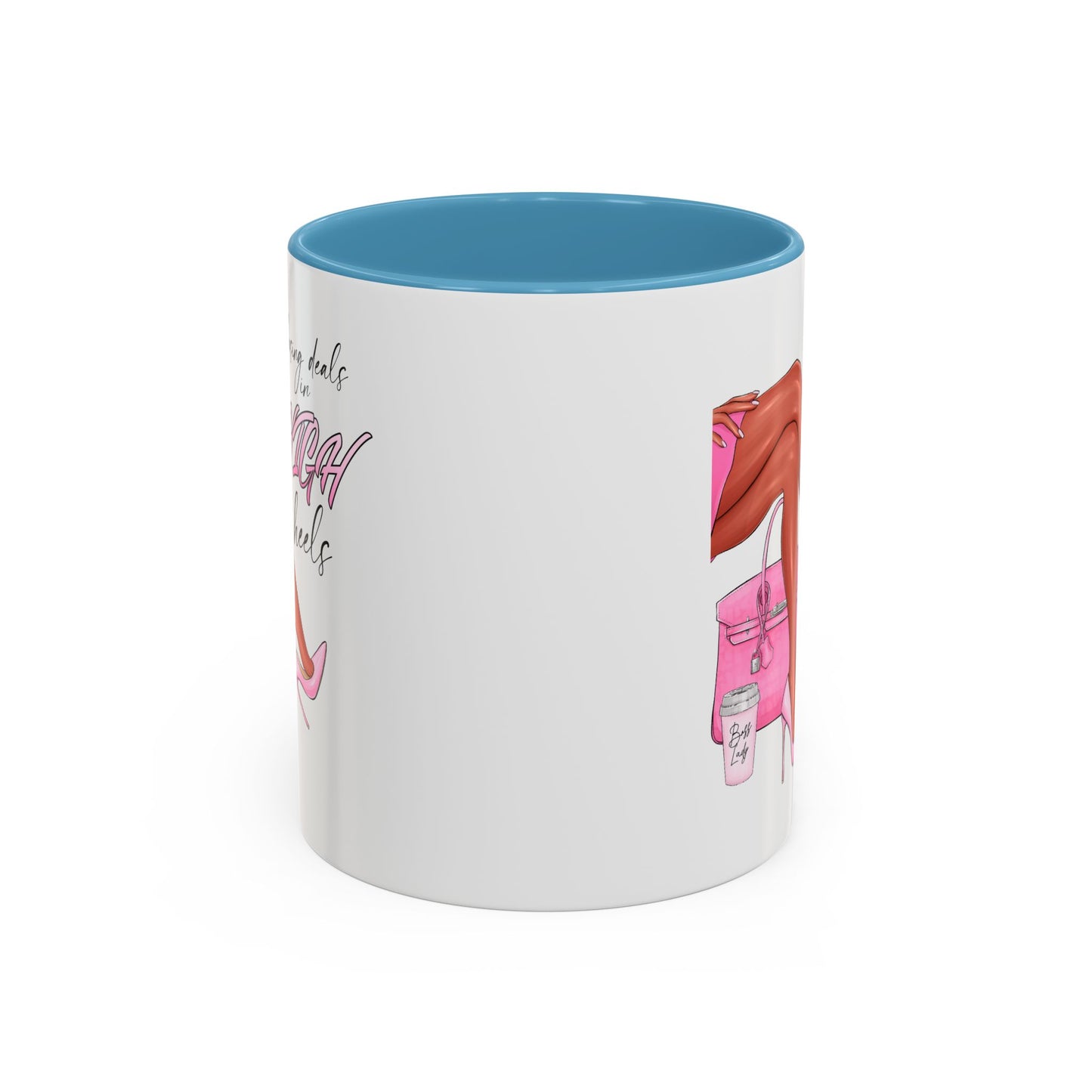 Humor Mug - Closing Deals in High Heels
