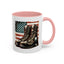 4th of July Mug - Fallen Soldier Boots Flag