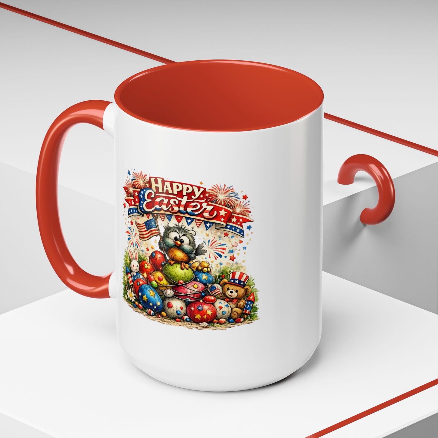 Easter Mug - Patriotic Happy Easter