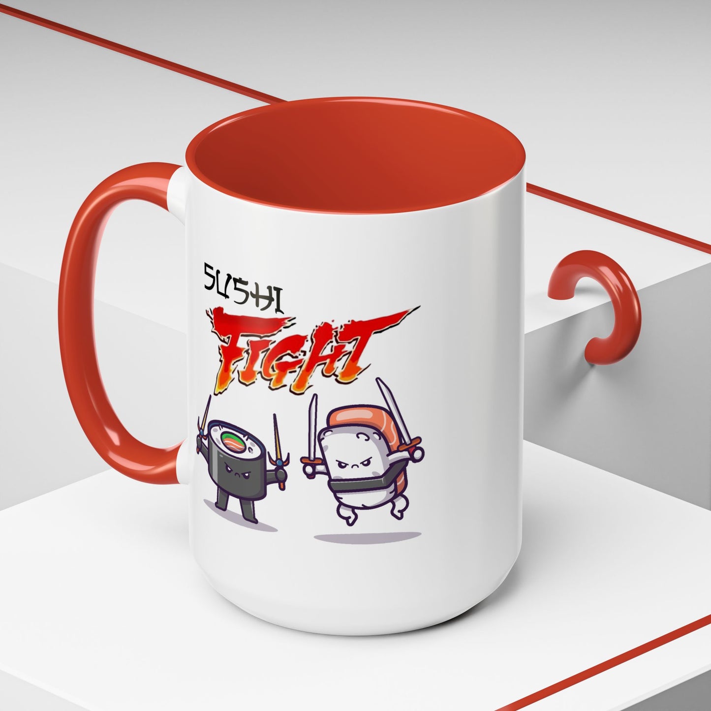 Humor Mug - Sushi Fight