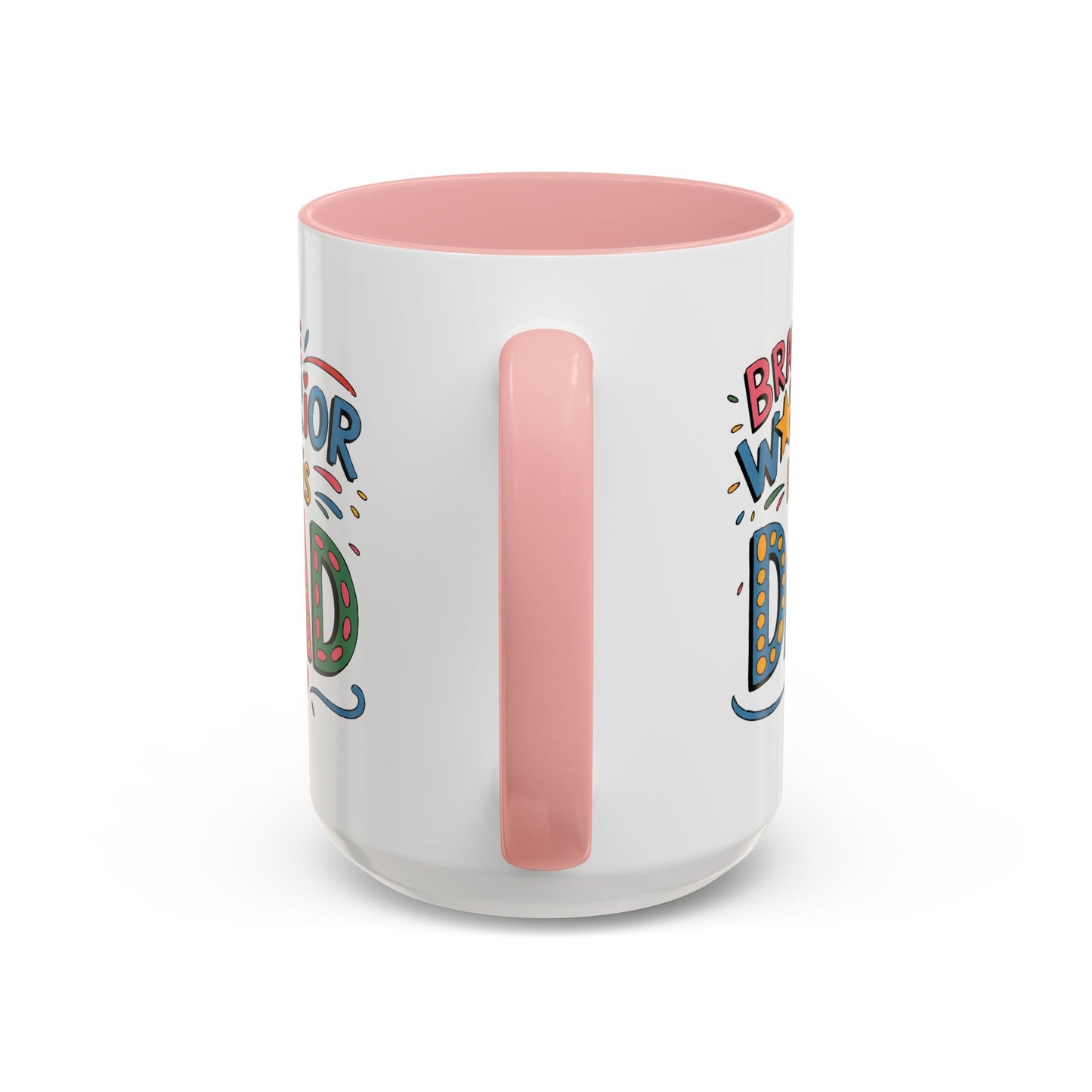Father's Day Mug - Dad Brave Warrior