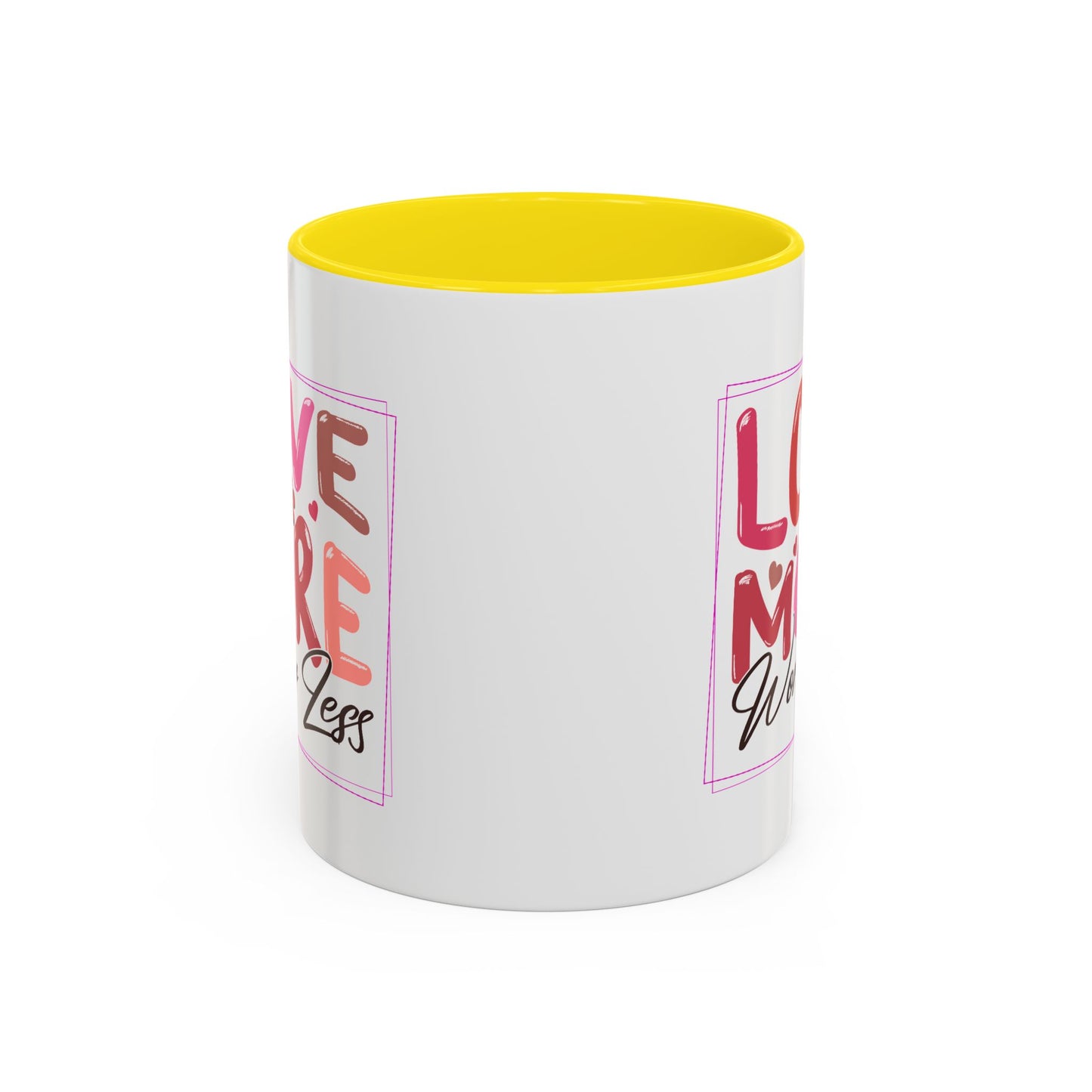 Wellness Mug - Love More Worry Less Frame