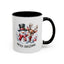 Chistmas Mug - Merry Christmas Snowman and Reindeer