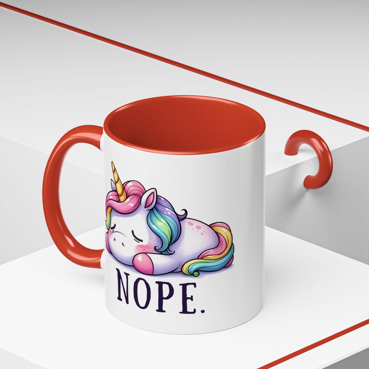 Humor Mug - Nope Unicorn