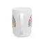 Wellness Mug - Think Happy Thoughts Retro Flowers