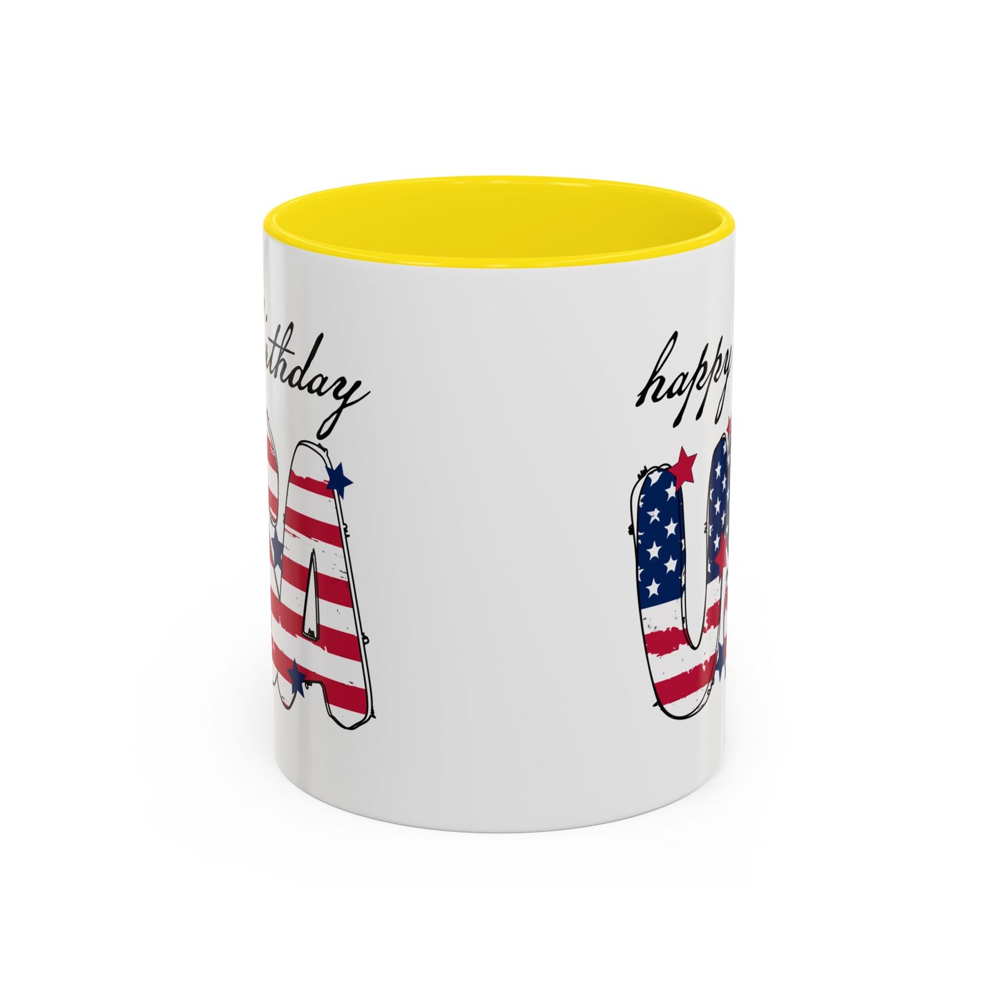 4th of July Mug - Happy Birthday USA