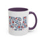 4th of July Mug - USA EST 1776 Floral