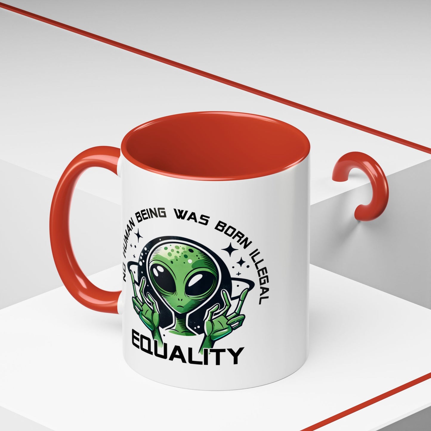 Alien Mug - No Human Being