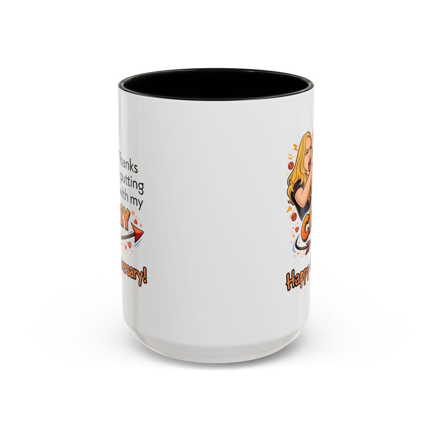 Anniversary Mug - Thanks For Putting Up