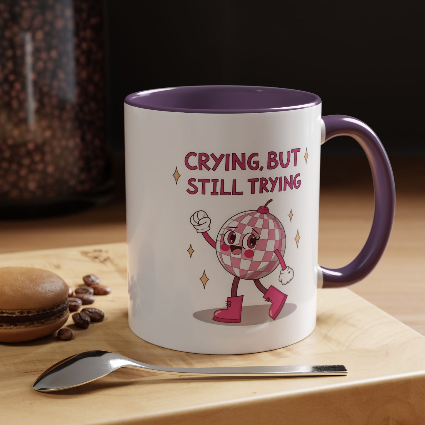 Wellness Mug - Crying But Still Trying