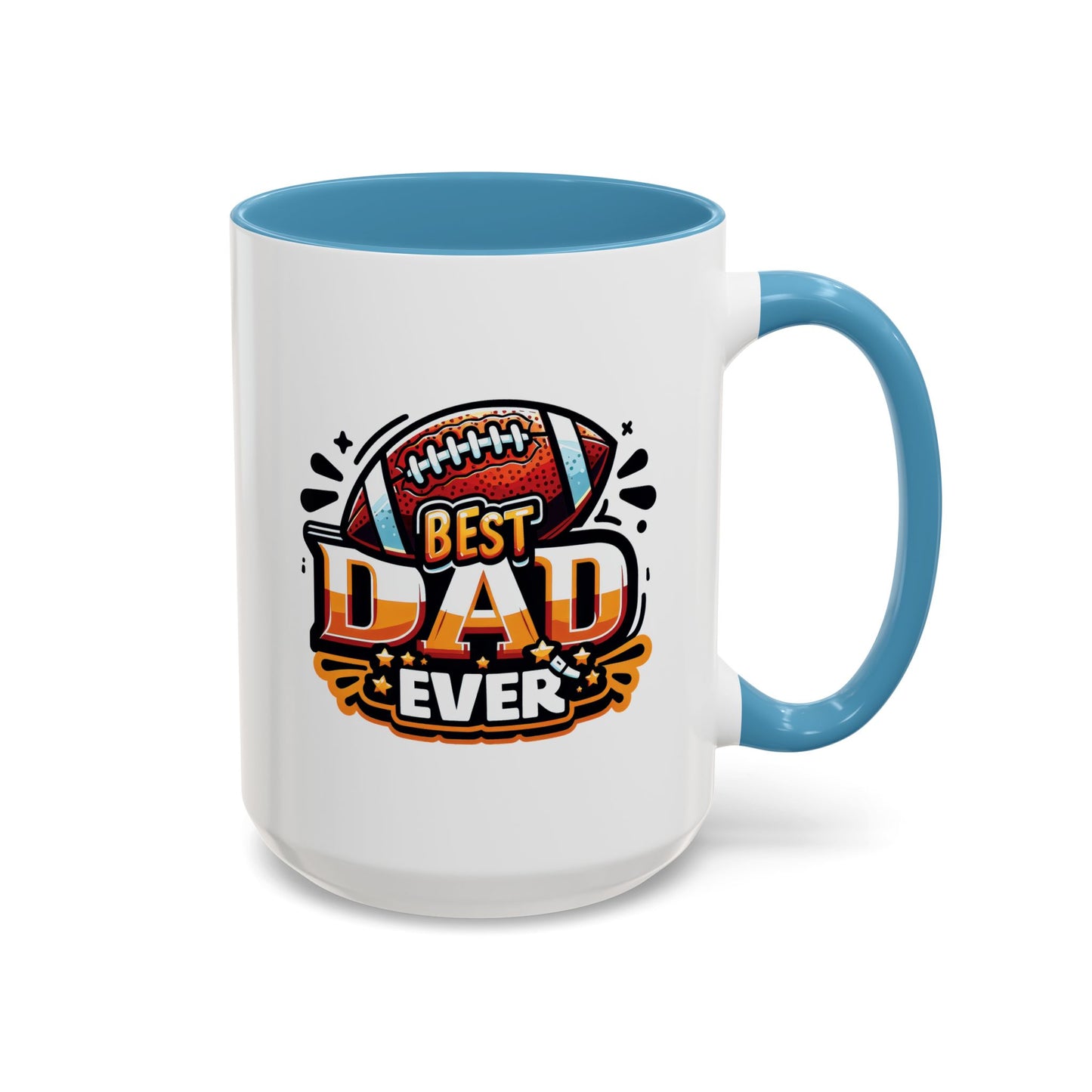Father's Day Mug - Best Dad Ever Football