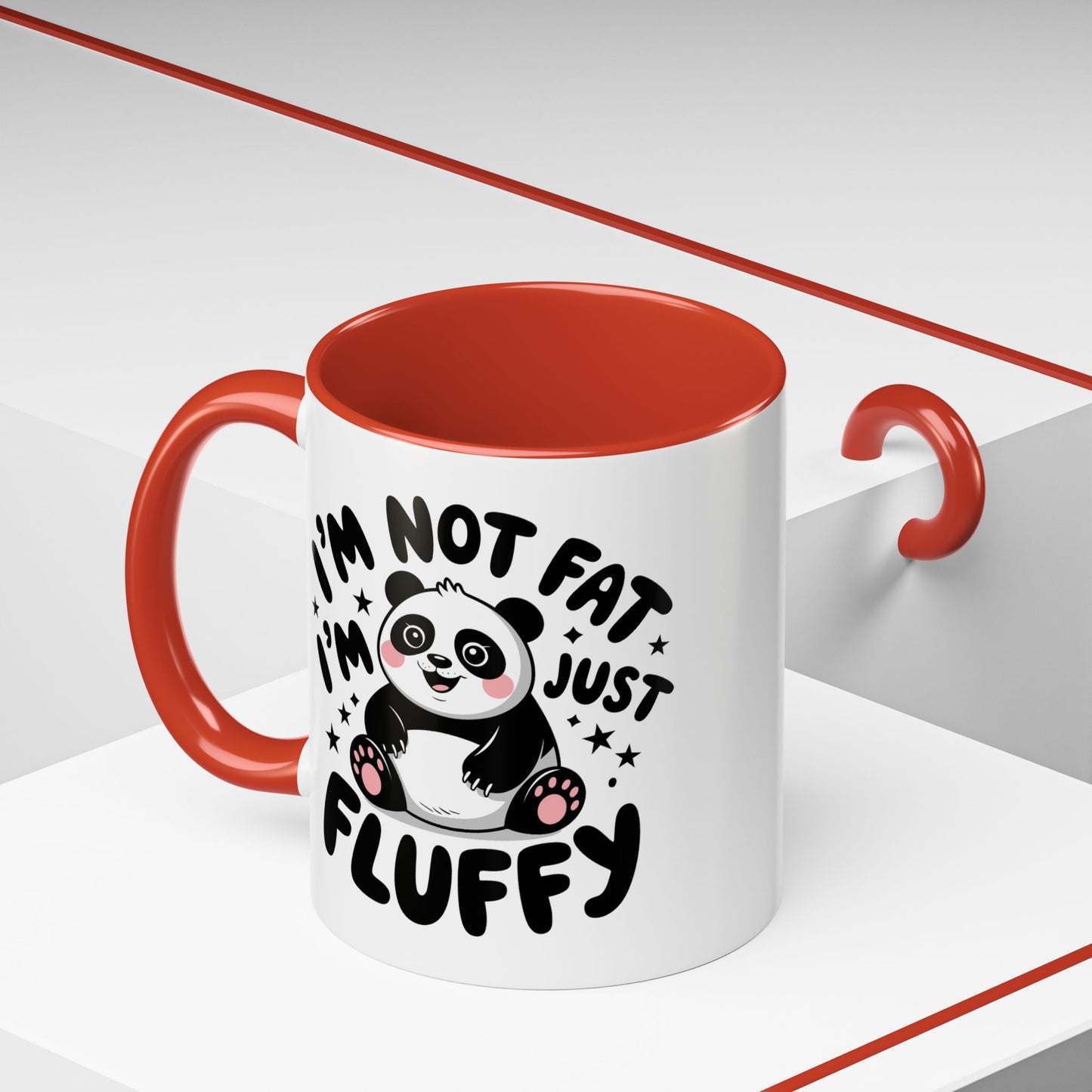 Humor Mug - I'm Not Fat I'm Just Fluffy