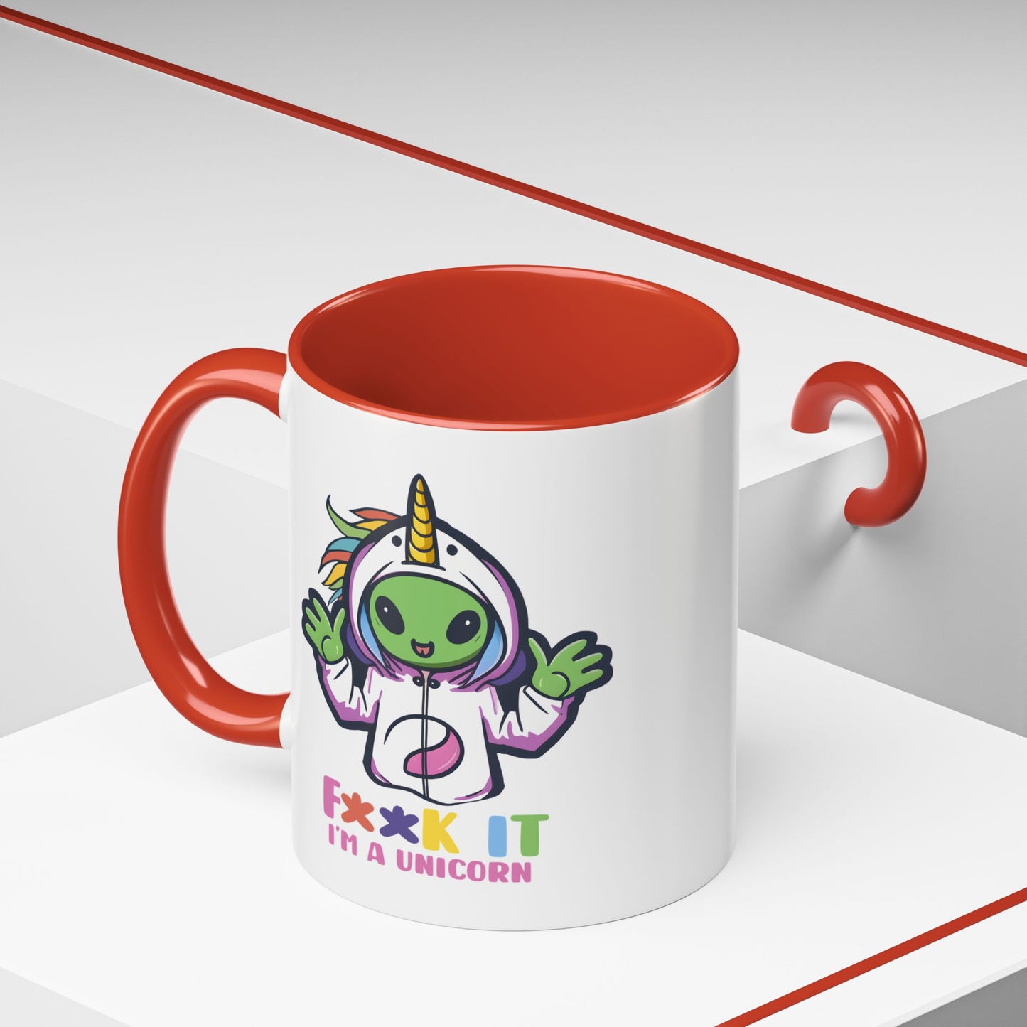 Alien Mug - F**K It I'm A Unicorn