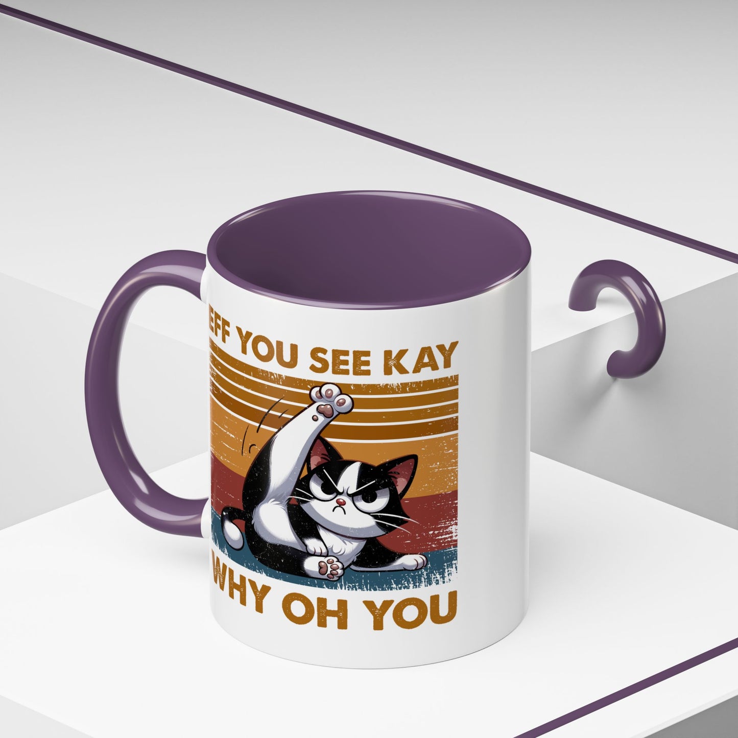 Adult Mug - Eff You See Kay Why Oh You Cat