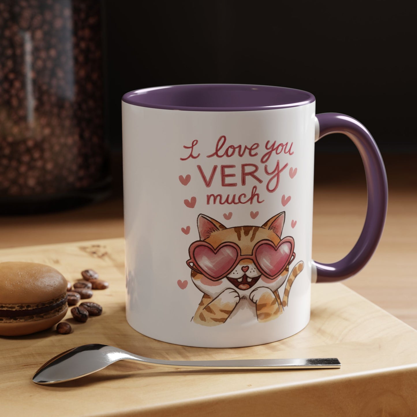 Valentine's Day Mug - I Love You Cat