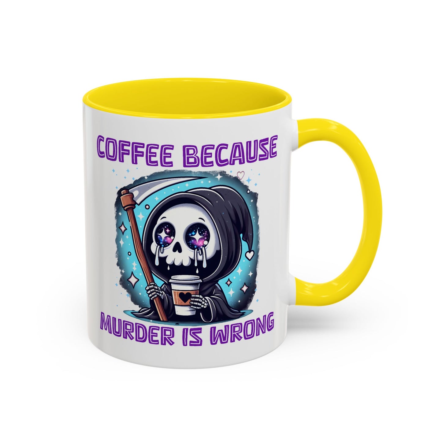 Humor Mug - Coffee Because Murder is Wrong