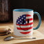 4th of July Mug - America Smiley Face