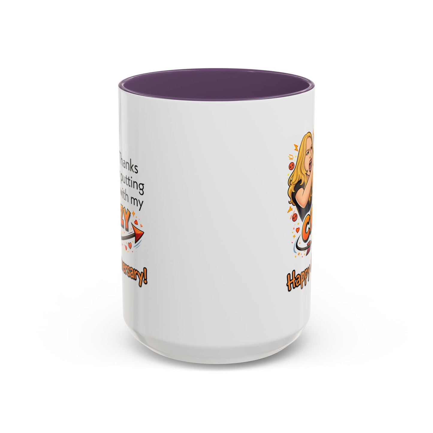 Anniversary Mug - Thanks For Putting Up
