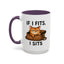 Animal Mug - If I Fits I Sits