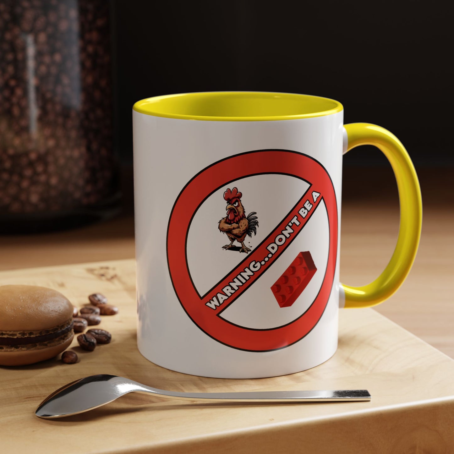 Adult Mug - Warning Don't Be A Cock Blocker