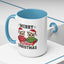 Christmas Mug - Merry Christmas Black Text Owls